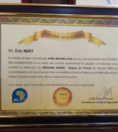 Le Maire reçoit le prix du Meilleur Maire