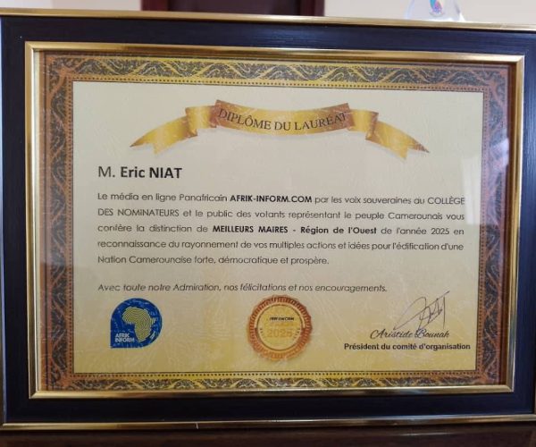 Le Maire reçoit le prix du Meilleur Maire